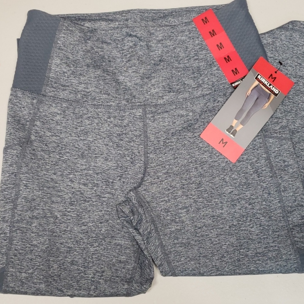 Kirkland Women Ladies' Active Crop Tight Gray - Picture 4 of 5